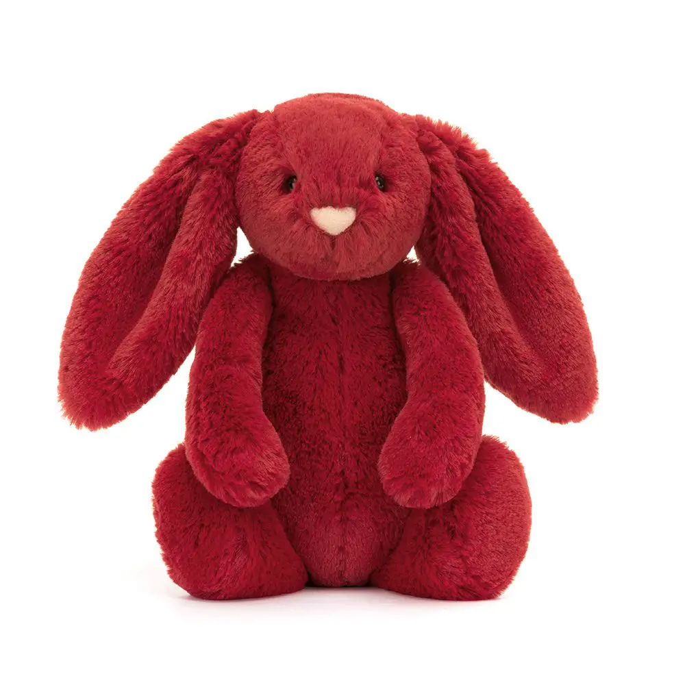 Bashful Bunny with cranberry red fur
