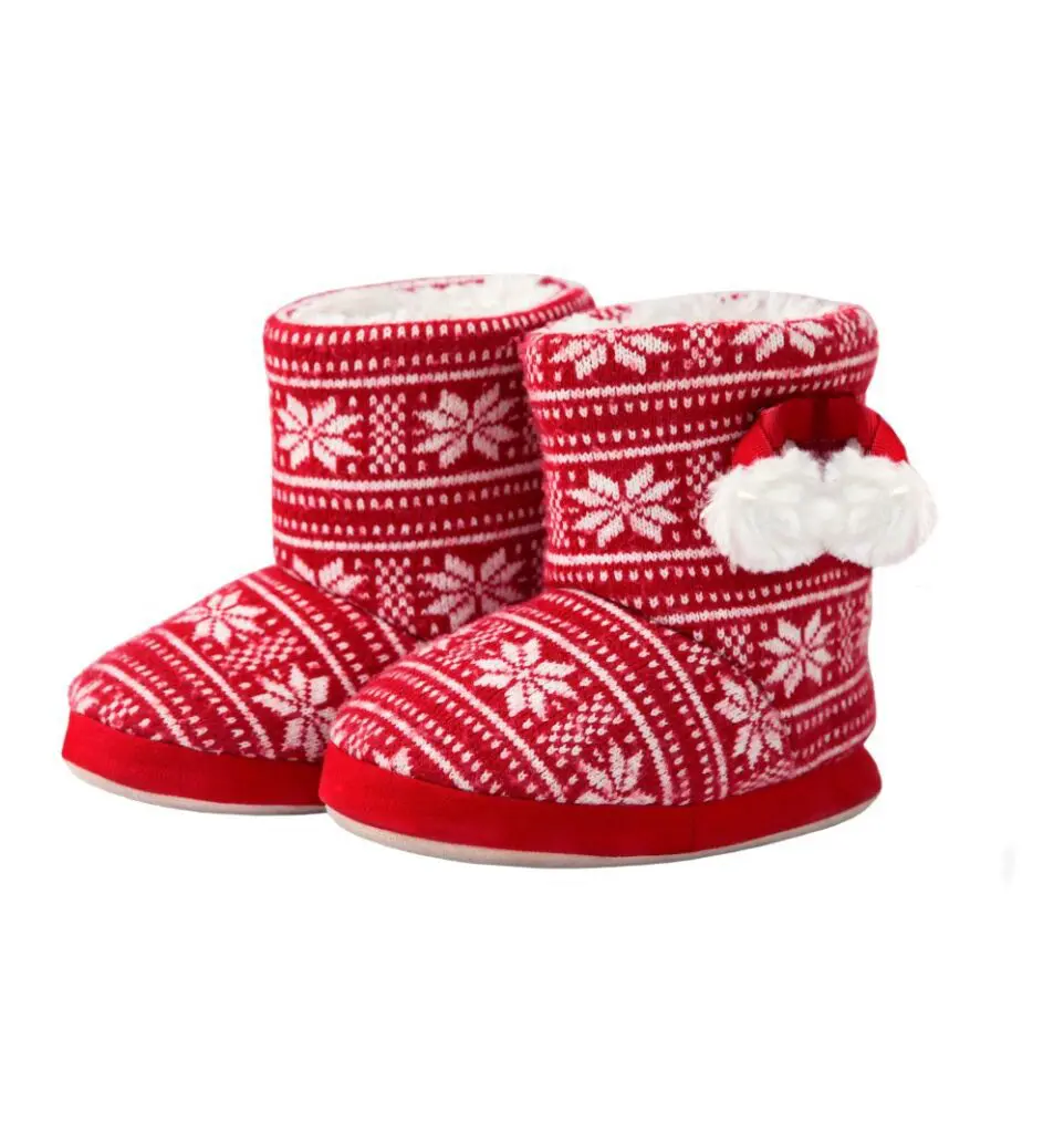 Christmas Eve Box slippers