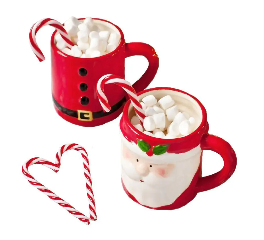 Christmas Eve Box hot chocolate mugs